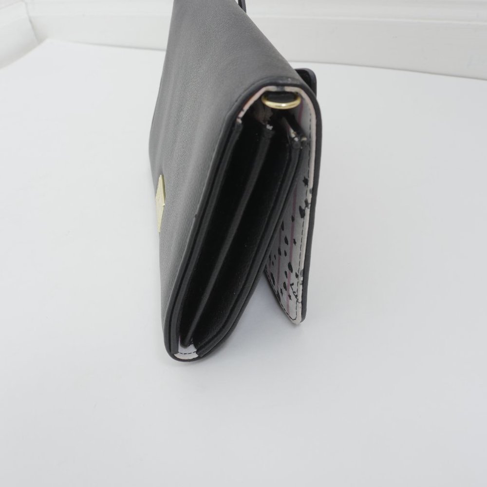 Luv Betsey Black Rainbow Sunglasses with Cat Ears Design Wallet/Clutch Crossbody - Picture 5 of 7